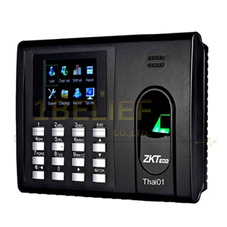 เครื่องสแกนลายนิ้วมือ ยี่ห้อ ZKteco รุ่น Thai01