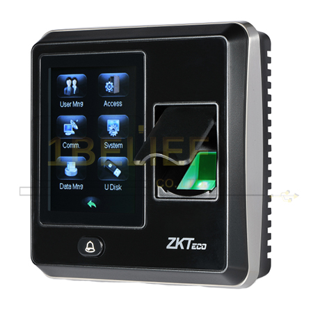 เครื่องสแกนลายนิ้วมือ ยี่ห้อ ZKteco รุ่น SF300 ขาว/ดำ