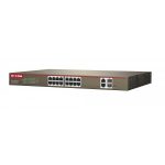S3300-18-PWR-M 16-Port 100M+2-Port Gigabit TP/SFP Combo Web Smart PoE Switch S3300-18-PWR-M 16-Port 100M+2-Port Gigabit TP/SFP Combo Web Smart PoE Switch