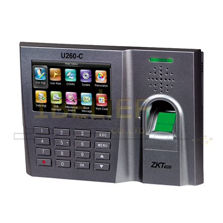 เครื่องสแกนลายนิ้วมือ ยี่ห้อ ZKteco รุ่น U260-C
