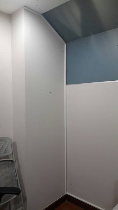 เดินสาย LAN สายโทรศัพท์ฝังในกำแพง ตามจุดต่างๆ ที่ โรงพยาบาลบำรุงราษฎร์