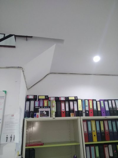 เดินสาย LAN เชื่อมต่อระบบ Network ที่ บริษัท ดิ ไอเฟล รามคำแหง (ซอยมิสทีน) กทม.