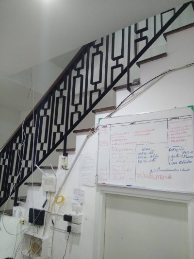 เดินสาย LAN เชื่อมต่อระบบ Network ที่ บริษัท ดิ ไอเฟล รามคำแหง (ซอยมิสทีน) กทม.