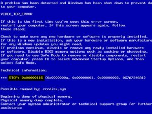 จอสีฟ้า (Blue Screen) เกิดขึ้นแล้วดับไป พร้อมคำแนะนำในการแก้ปัญหาเบื้องต้น