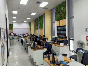 เดินสาย LAN เชื่อมต่อระบบ Network ติดตั้ง Access Point  บริษัท โปรเฟสชันแนลวัน