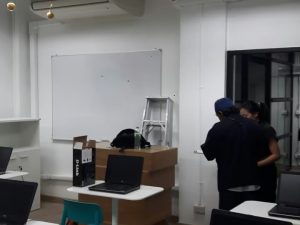 เดินสาย LAN เชื่อมต่อระบบ Network  อาคาร พร้อมพันธุ์กรุ๊ป