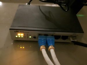 เดินสาย LAN เชื่อมต่อระบบ Network ที่บ้าน คุณพิม  ยานาวา