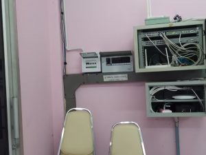 เดินสาย LAN เชื่อมต่อระบบ Network ติดตั้ง Access Point ที่ โรงเรียนปรมัยเกาะเกร็ด