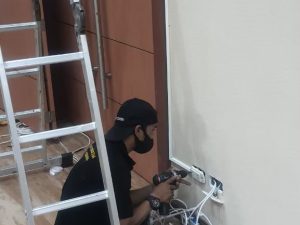 ทำสาย LAN เชื่อมต่อระบบ Network  โรงพยาบาลซีจีเอชสายไหม